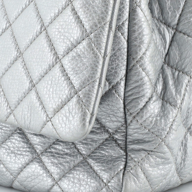 Chanel Airlines CC Flap Bag Quilted Calfskin XXL