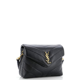 Saint Laurent Loulou Shoulder Bag Matelasse Chevron Leather Toy