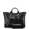 Chanel Deauville Tote Embellished Shiny Calfskin Medium