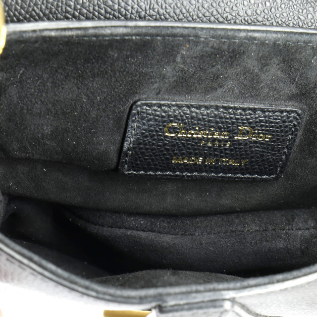 Christian Dior Saddle Handbag Leather Mini