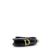 Christian Dior Saddle Handbag Leather Mini