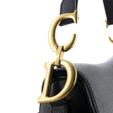 Christian Dior Saddle Handbag Leather Mini