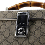 Gucci Bamboo Globe-Trotter Vanity Case GG Coated Canvas