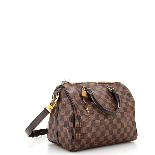 Louis Vuitton Speedy Bandouliere Bag Damier 25