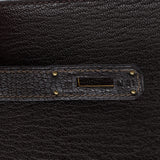 Hermes Kelly Handbag Brown Chevre de Coromandel with Gold Hardware 28