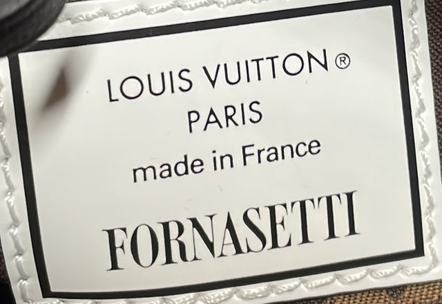 Louis Vuitton Noe Handbag Limited Edition Fornasetti Architettura Print Leather and Monogram Canvas MM