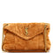 Saint Laurent Loulou Puffer Shoulder Bag Quilted Suede Small