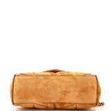 Saint Laurent Loulou Puffer Shoulder Bag Quilted Suede Small