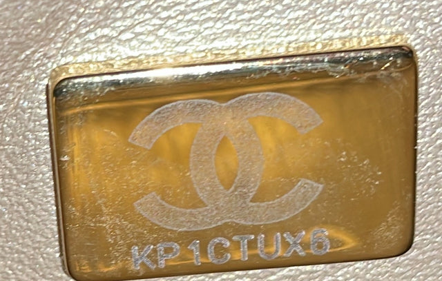 Chanel Crystal Logo Letters Flap Bag Small