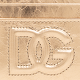 DG Logo Metallic Card Folder in Gold