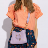 Joan Small Crossbody Bag in Lilac