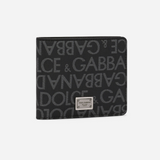 Coated Jacquard Bi-fold Wallet