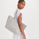 Ella Chain Tote Bag in Bay Gray