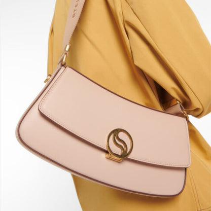 S-Wave Shoulder Bag in Powder Handbags STELLA MCCARTNEY - LOLAMIR