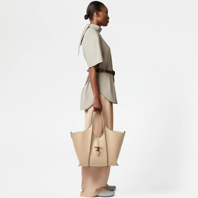 T Timeless Medium Bag in Beige