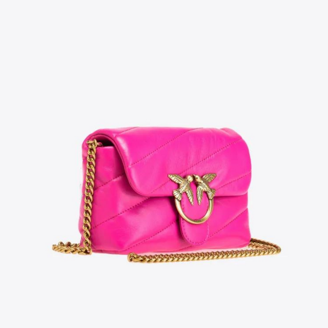 Baby Love Bag Puff Maxi Quilt in Pinko Pink Handbags PINKO - LOLAMIR