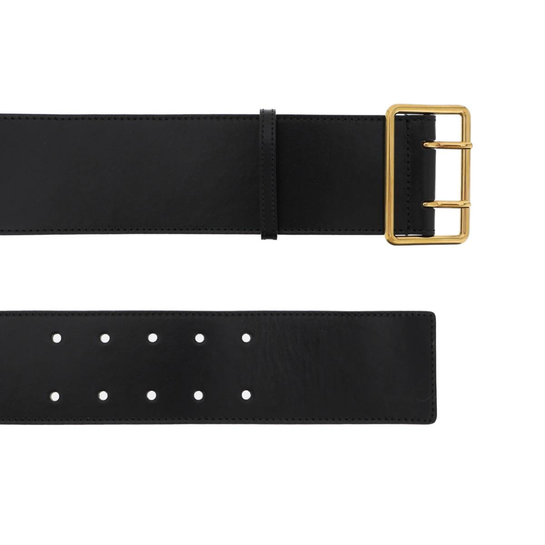 Alexander McQueen Military Belt in Black/Gold Belts Alexander Mcqueen - LOLAMIR