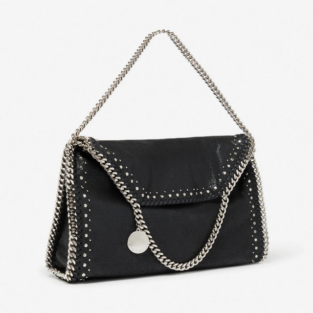 Falabella Studded Fold-Over Tote Bag