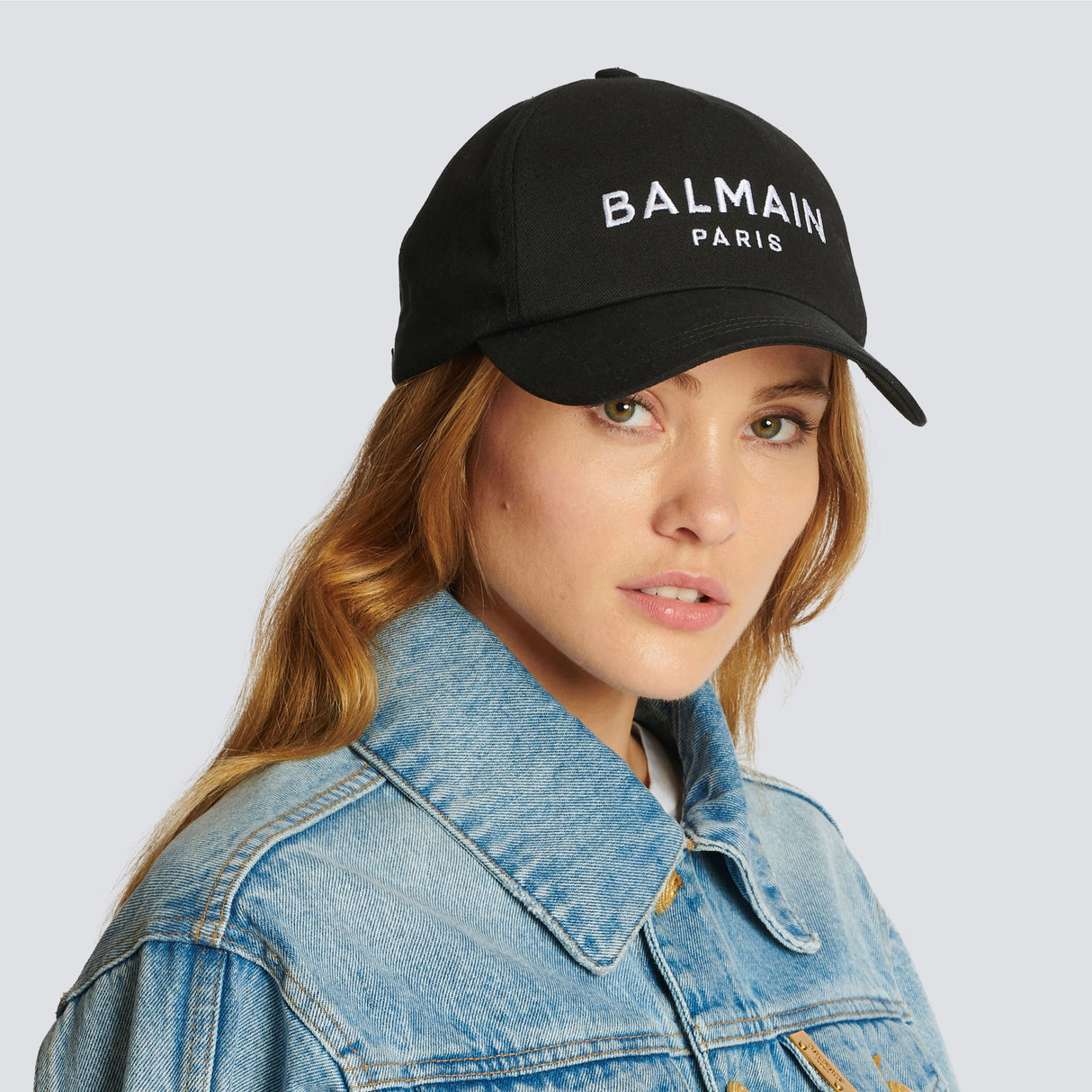 Balmain Logo Embroidered Baseball Cap