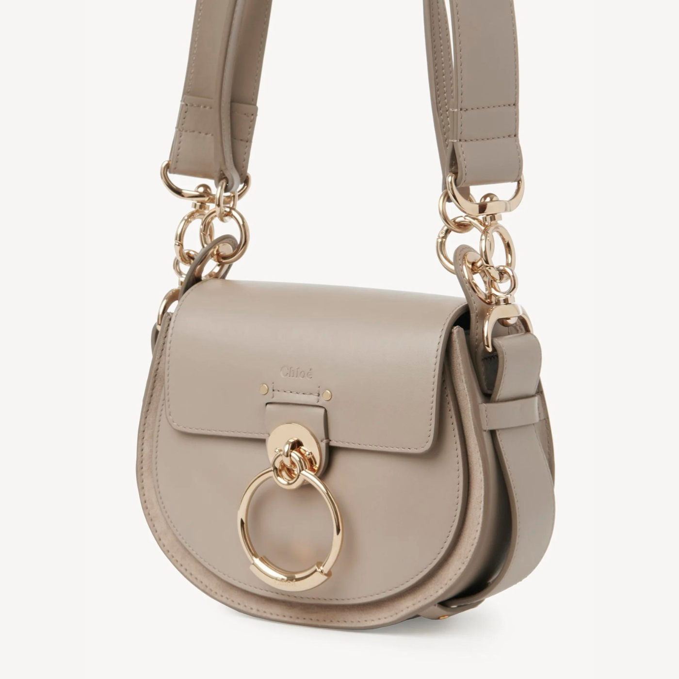 Tess Small Bag in Motty Grey Handbags CHLOE - LOLAMIR