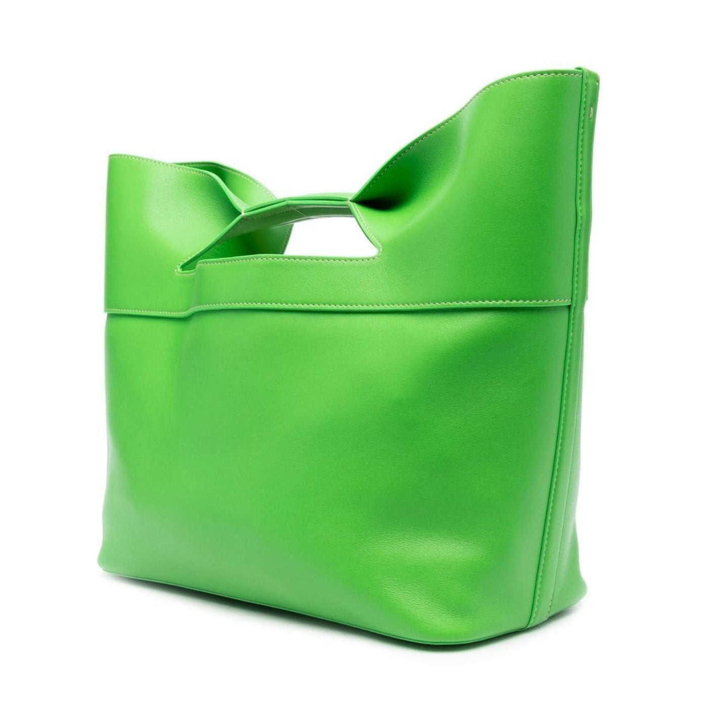 The Bow Small in Bright Green Handbags ALEXANDER MCQUEEN - LOLAMIR
