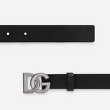DG Logo Lux Belt in Black/Silver