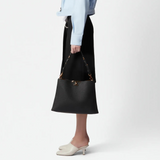 T Timeless Medium Shoulder Bag in Black