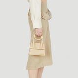 Le Chiquito Noeud Bag in Ivory Handbags JACQUEMUS - LOLAMIR