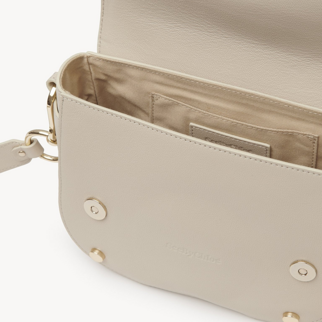 Mara Large Crossbody Bag in Softy Cream