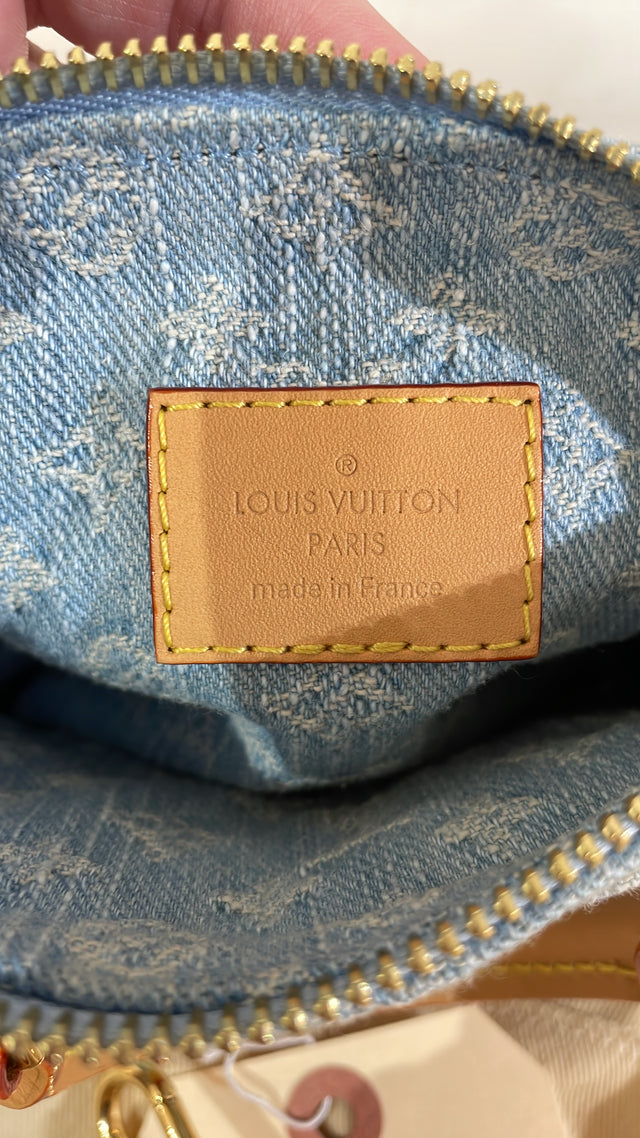 Louis Vuitton Speedy Bandouliere NM Bag Monogram Denim Sky Nano