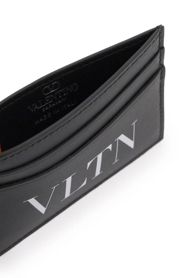 Valentino Logo Cardholder in Black