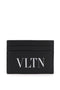 Valentino Logo Cardholder in Black