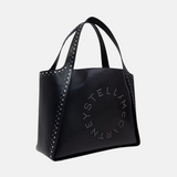 Logo Studded Alter Top handle Tote Bag