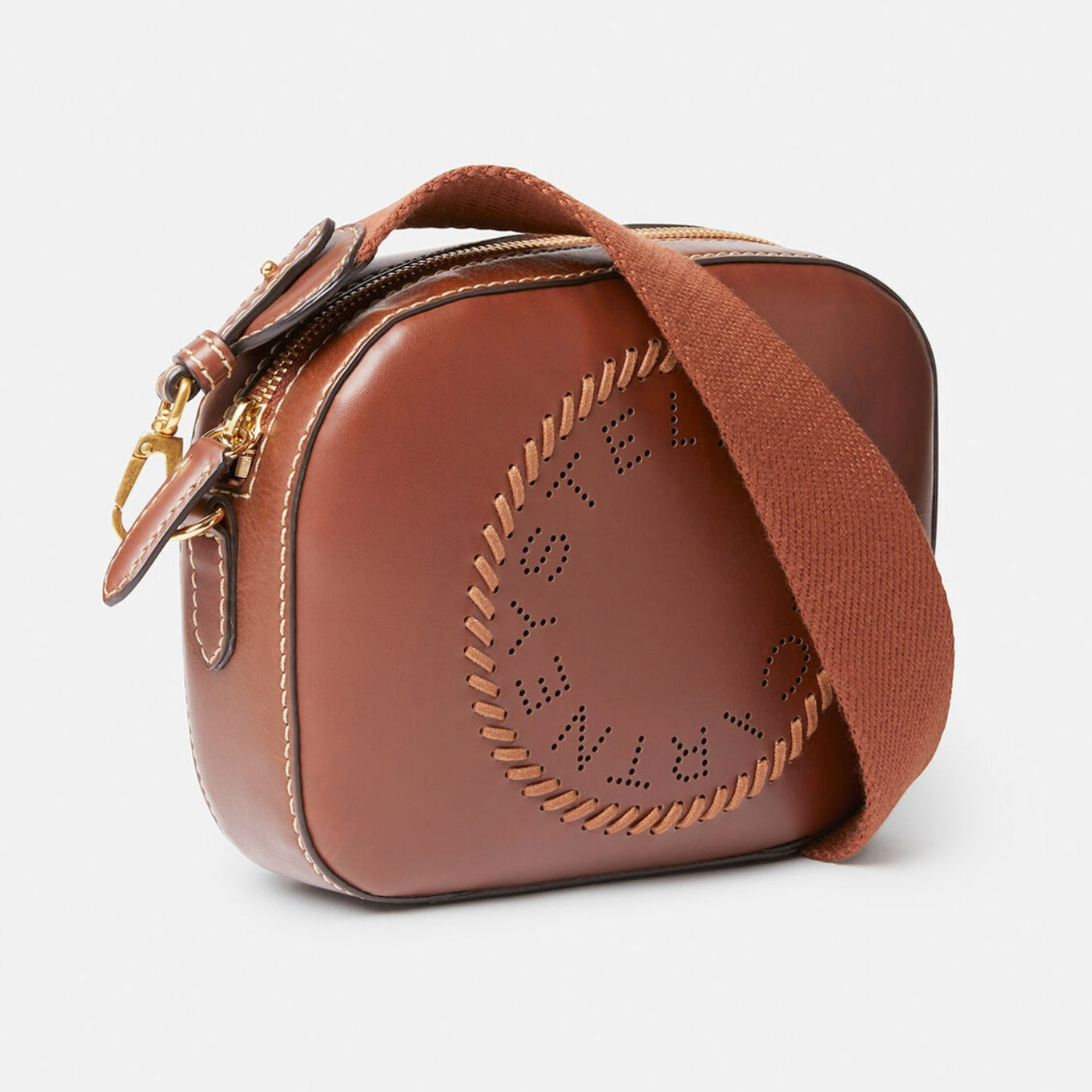 Stella Logo Mini Bag in Cognac Handbags STELLA MCCARTNEY - LOLAMIR