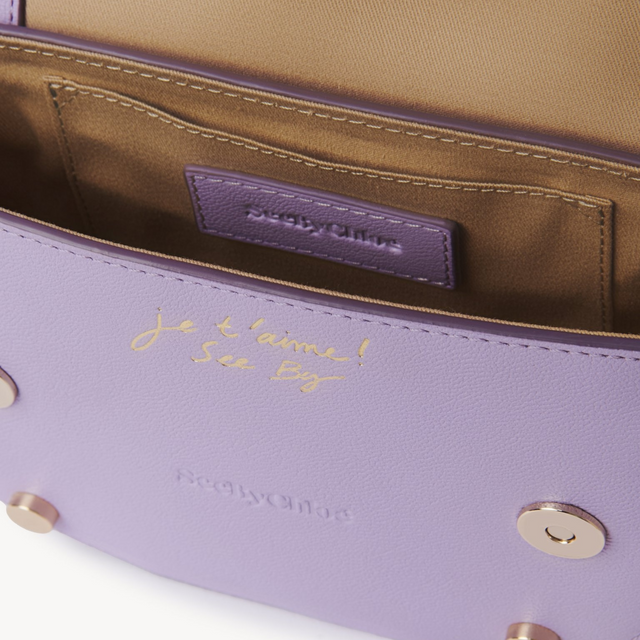 Mara Small Crossbody Bag in Lilac