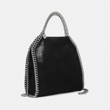 Falabella Mini Tote Bag in Black/Silver