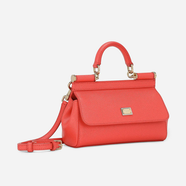 Sicily Small Handbag in Orange