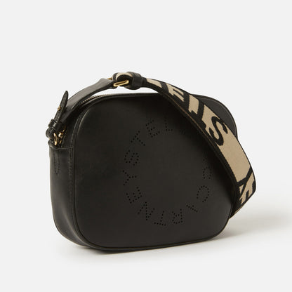 Stella Logo Mini Bag in Black Handbags STELLA MCCARTNEY - LOLAMIR