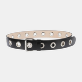 Eyelet Belt in Black