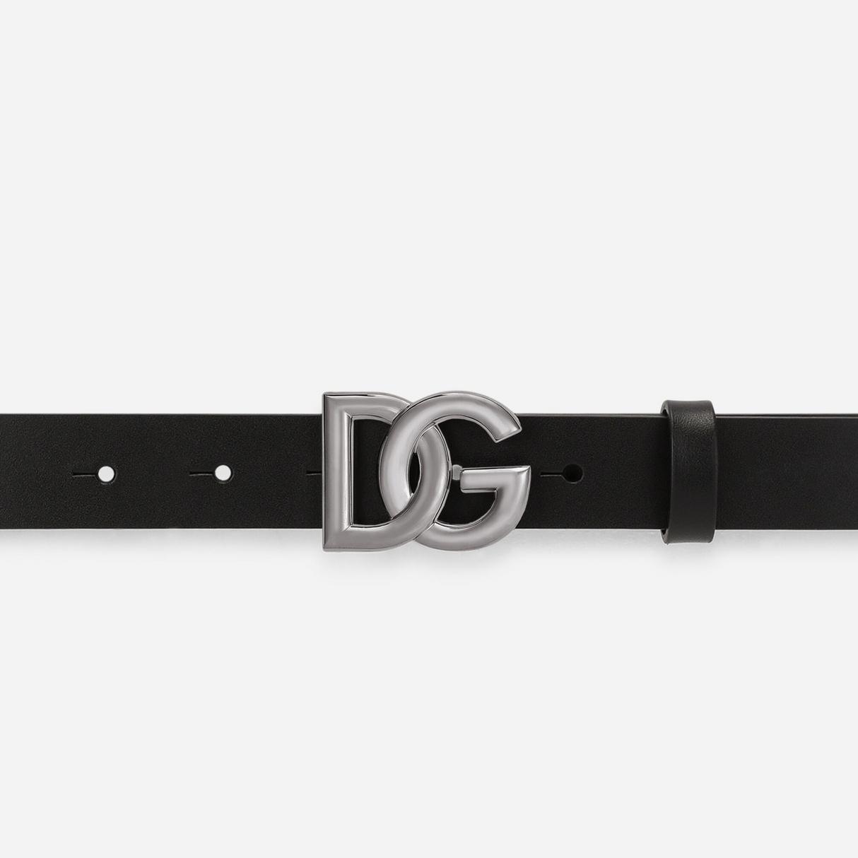 DG Logo Lux Belt in Black/Silver