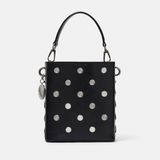 Frayme Studded Small Bucket Bag