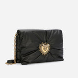 Devotion Soft Medium Crossbody Bag in Black Handbags DOLCE & GABBANA - LOLAMIR