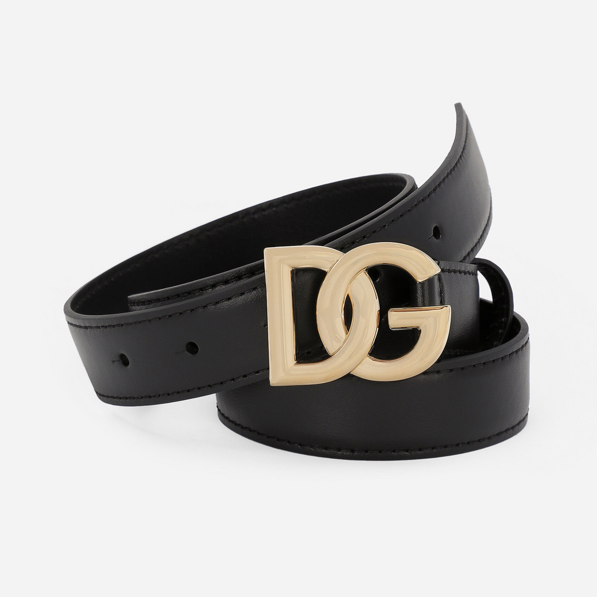 DG Logo Belt in Black