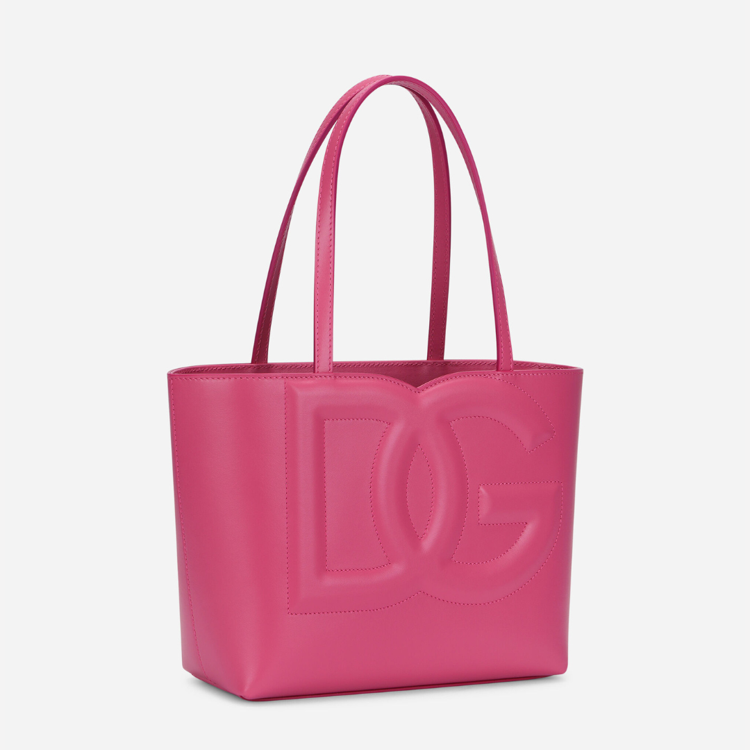 DG Logo Small Shopper in Fuchsia Handbags DOLCE & GABBANA - LOLAMIR