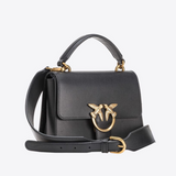 Mini Love Bag One Top Handle in Black Handbags PINKO - LOLAMIR