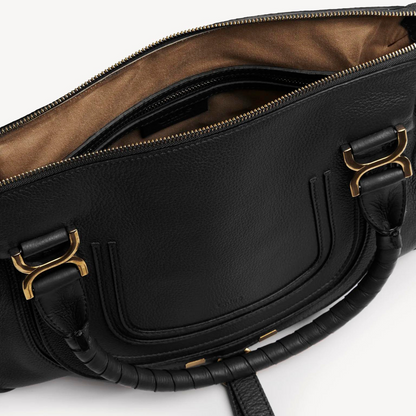 Marcie Double Carry Bag in Black Handbags CHLOE - LOLAMIR