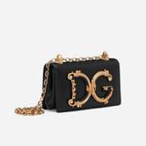 DG Girls Phone Bag in Black/Black