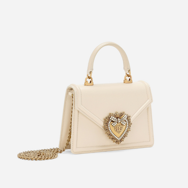 Devotion Small Top Handle in Cream Handbags DOLCE & GABBANA - LOLAMIR