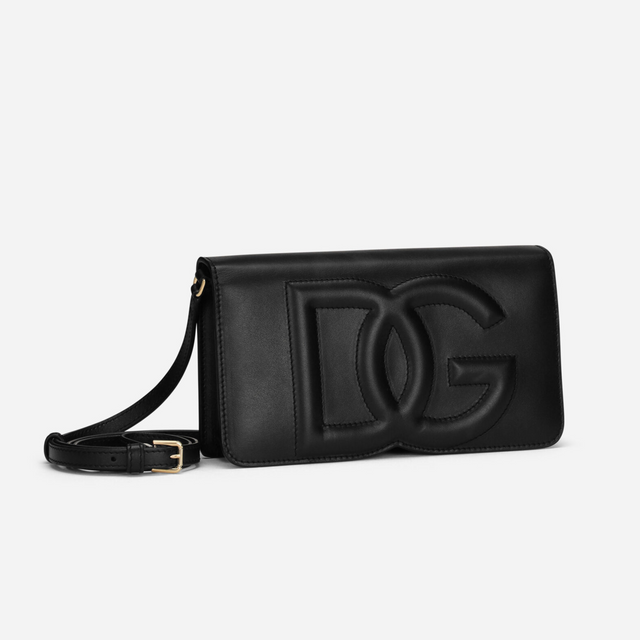 DG Logo Phone Bag in Black