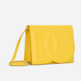 DG Logo Small Crossbody Bag in Yellow